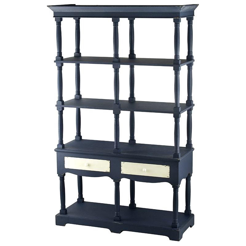 Винтажный Стеллаж Margery Blue Синий Винтажный Стеллаж Margery Blue Синий в Красноярске | Loft Concept