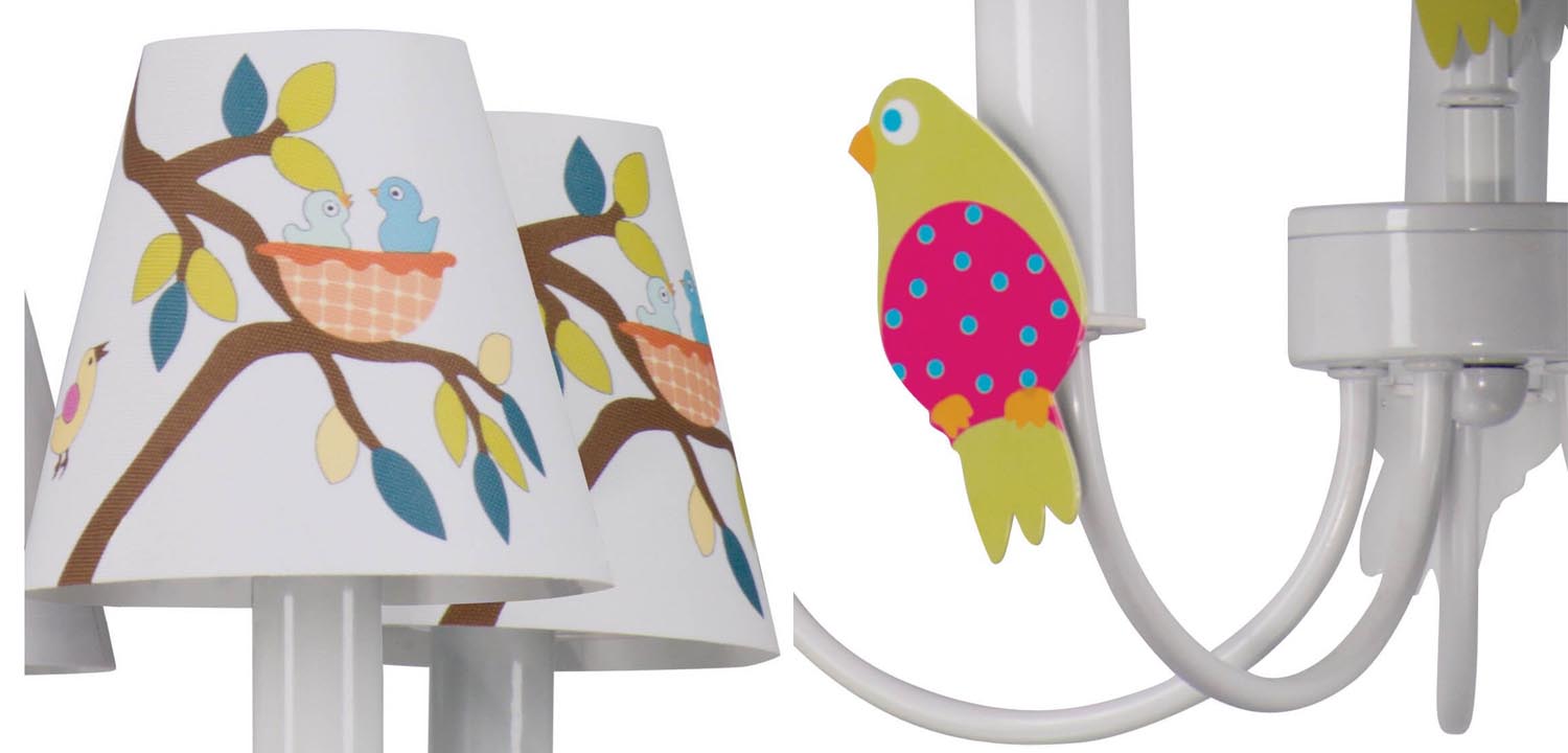 Люстра Сolored Nestlings Chandelier - фото