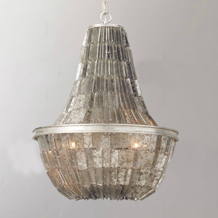 Люстра FANTINE CHANDELIER Tall Серый Люстра FANTINE CHANDELIER Tall Серый в Красноярске | Loft Concept