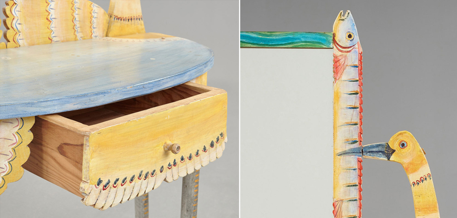 Туалетный Столик Painted Wood Dressing Table - Loft-Concept в Красноярске