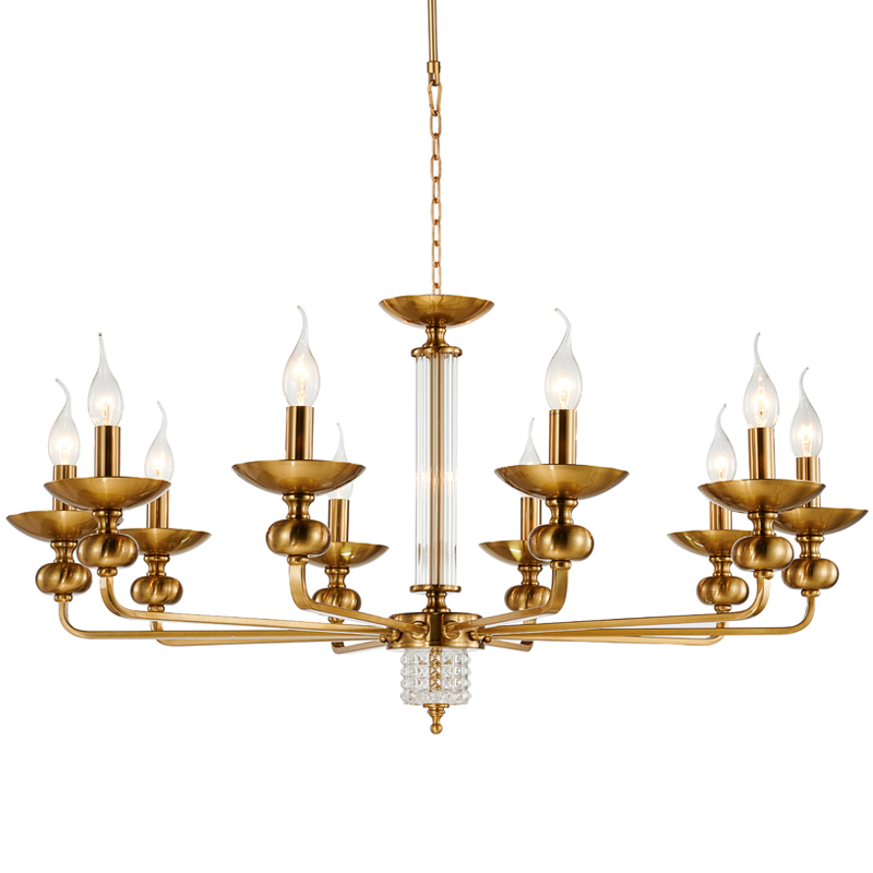 Люстра Adilin Chandelier 91 Бронза Прозрачный Люстра Adilin Chandelier 91 Бронза Прозрачный в Красноярске | Loft Concept