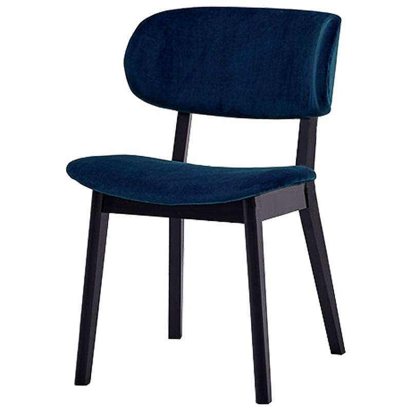 Стул Mungan Stool blue Черный Сапфирово-синий Стул Mungan Stool blue Черный Сапфирово-синий в Красноярске | Loft Concept