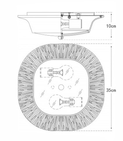 Потолочный светильник Utopia Round Sconce Black Потолочный светильник Utopia Round Sconce Black в Красноярске