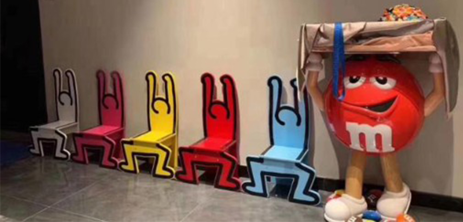 Детский стул Chaise Keith Haring Dancer Vilac Голубой - фото