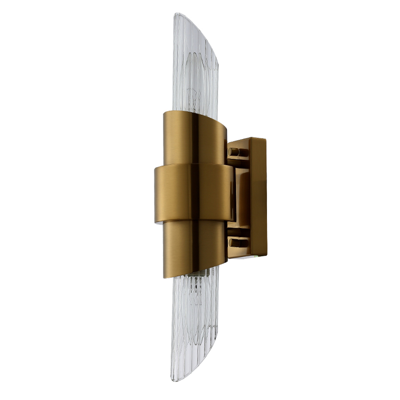 Бра с прозрачным плафоном цилиндрической формы Luxxu Modern Design Бронза Хром Прозрачное Стекло Бра с прозрачным плафоном цилиндрической формы Luxxu Modern Design Бронза Хром Прозрачное Стекло в Красноярске | Loft Concept