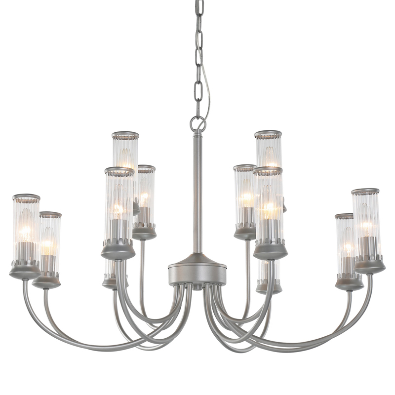 Люстра Morgane Chandelier silver 78 Серебряный Прозрачный Люстра Morgane Chandelier silver 78 Серебряный Прозрачный в Красноярске | Loft Concept