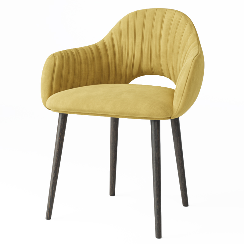 Стул California Yellow Желтый Коричневый Стул California Yellow Желтый Коричневый в Красноярске | Loft Concept