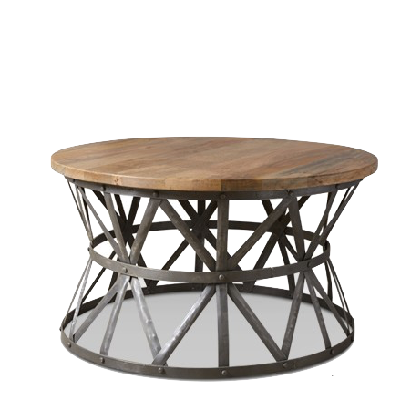 Журнальный стол Industrial Rust Barrel 80 Table Журнальный стол Industrial Rust Barrel 80 Table в Красноярске | Loft Concept