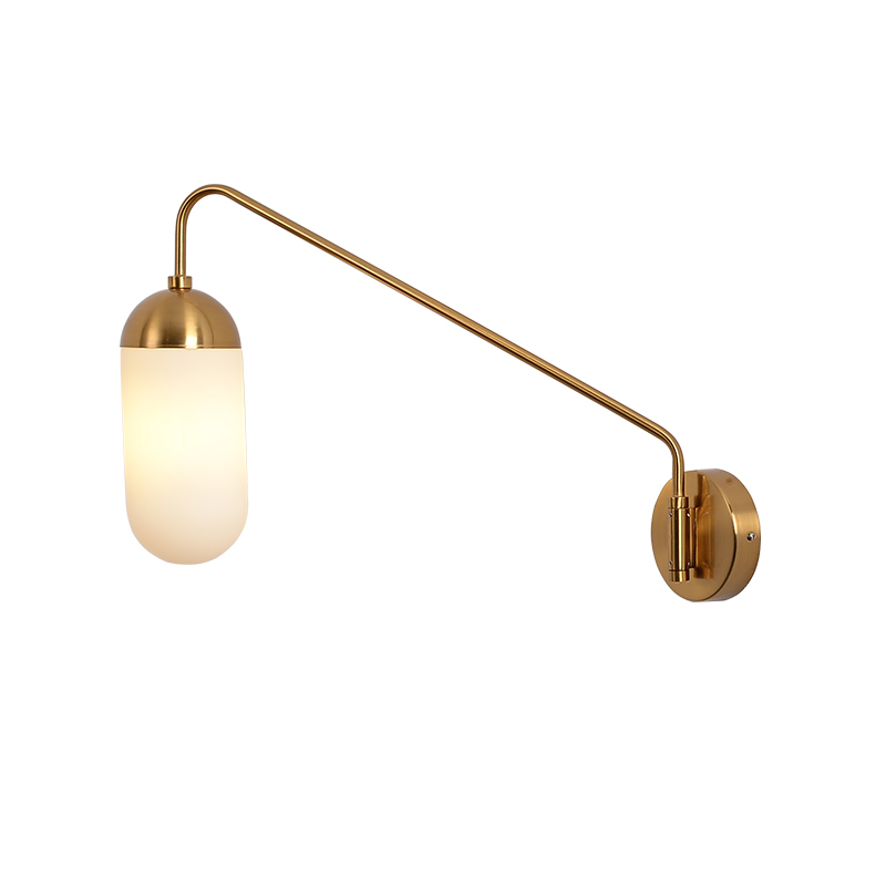 Бра Pelle Sconce, Long Gooseneck Clear Shade Латунь Белый Бра Pelle Sconce, Long Gooseneck Clear Shade Латунь Белый в Красноярске | Loft Concept