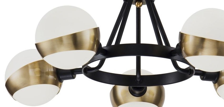 Люстра Hold Ball Brass Chandelier 5 Люстра Hold Ball Brass Chandelier 5 - Loft-Concept в Красноярске