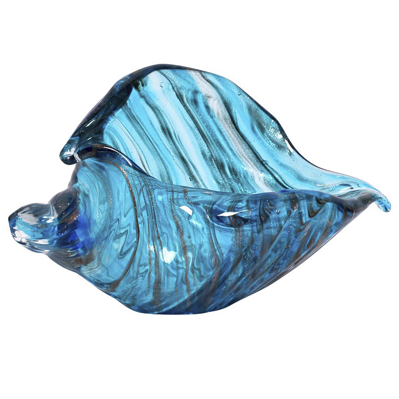 Статуэтка Glass Blue Shell Голубой Статуэтка Glass Blue Shell Голубой в Красноярске | Loft Concept