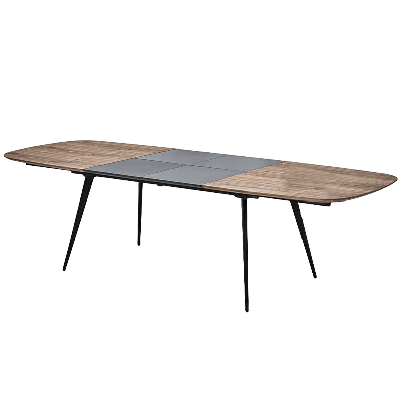 Обеденный стол Orlando Wood Table Черный Графит Коричневый Обеденный стол Orlando Wood Table Черный Графит Коричневый в Красноярске | Loft Concept