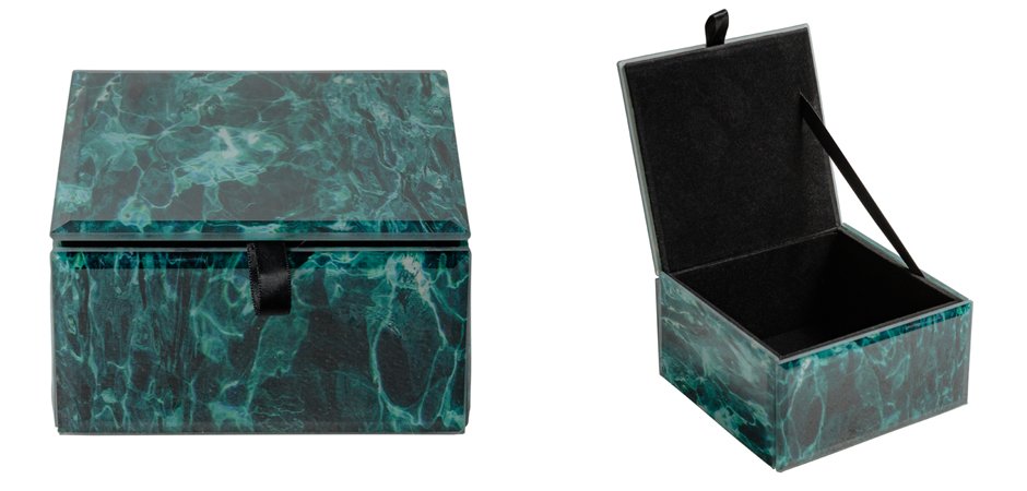 Шкатулка Turquoise Smoke Cube Шкатулка Turquoise Smoke Cube - Loft-Concept в Красноярске