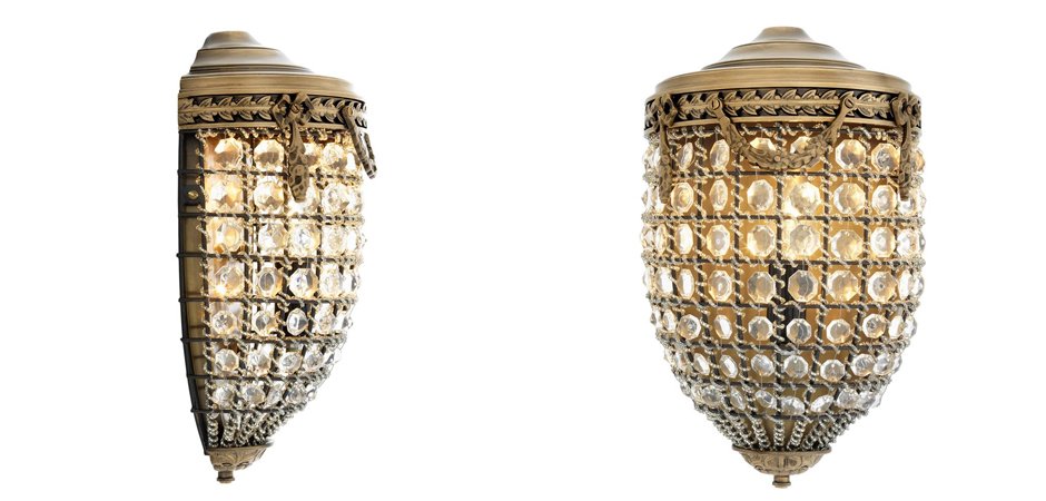 Бра Eichholtz Wall Lamp Emperor Brass - Loft-Concept в Красноярске