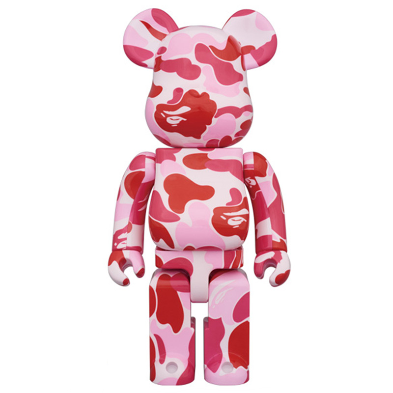 Статуэтка Bearbrick Camouflage Pink Розовый Красный Статуэтка Bearbrick Camouflage Pink Розовый Красный в Красноярске | Loft Concept