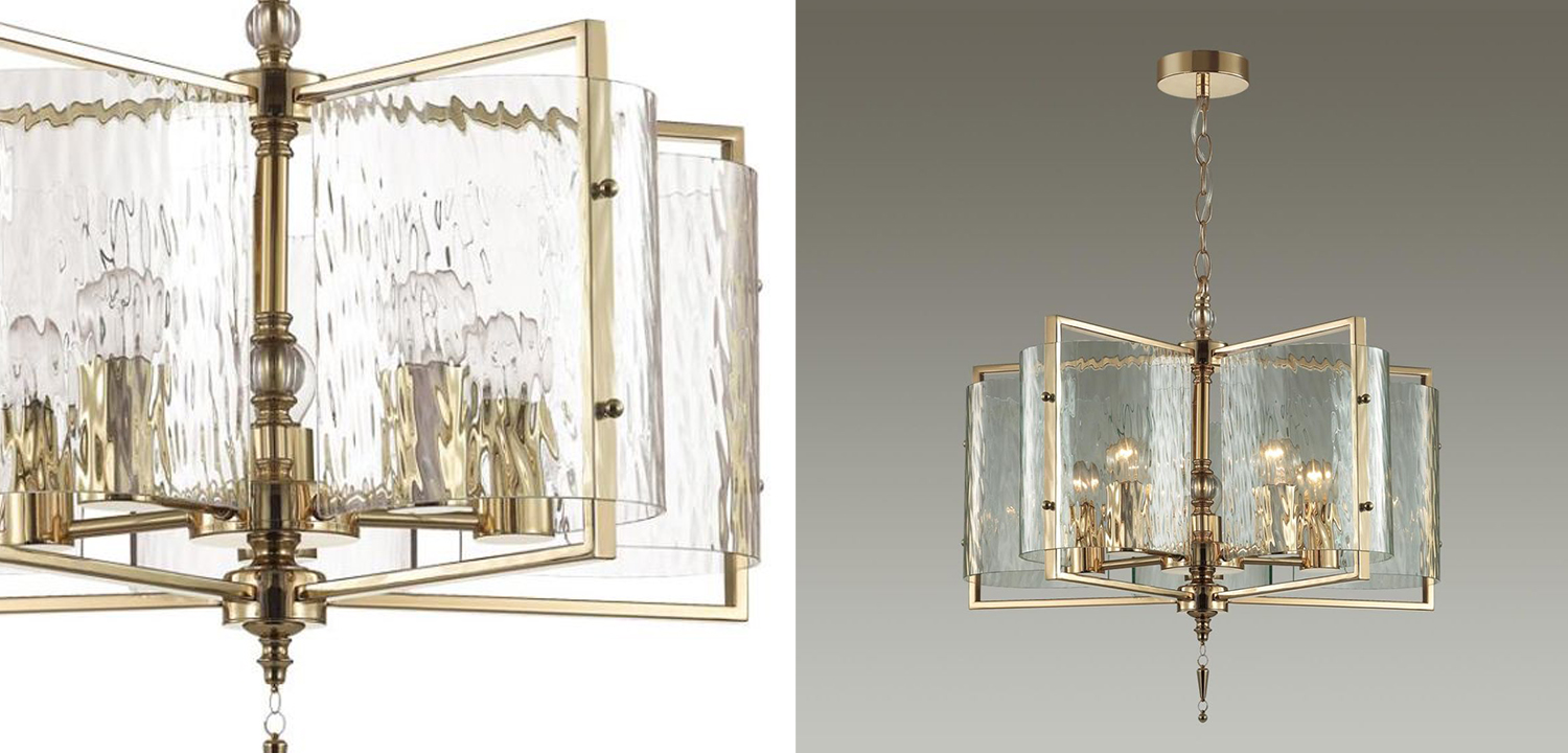 Люстра Karissa Gold Chandelier 48 - фото