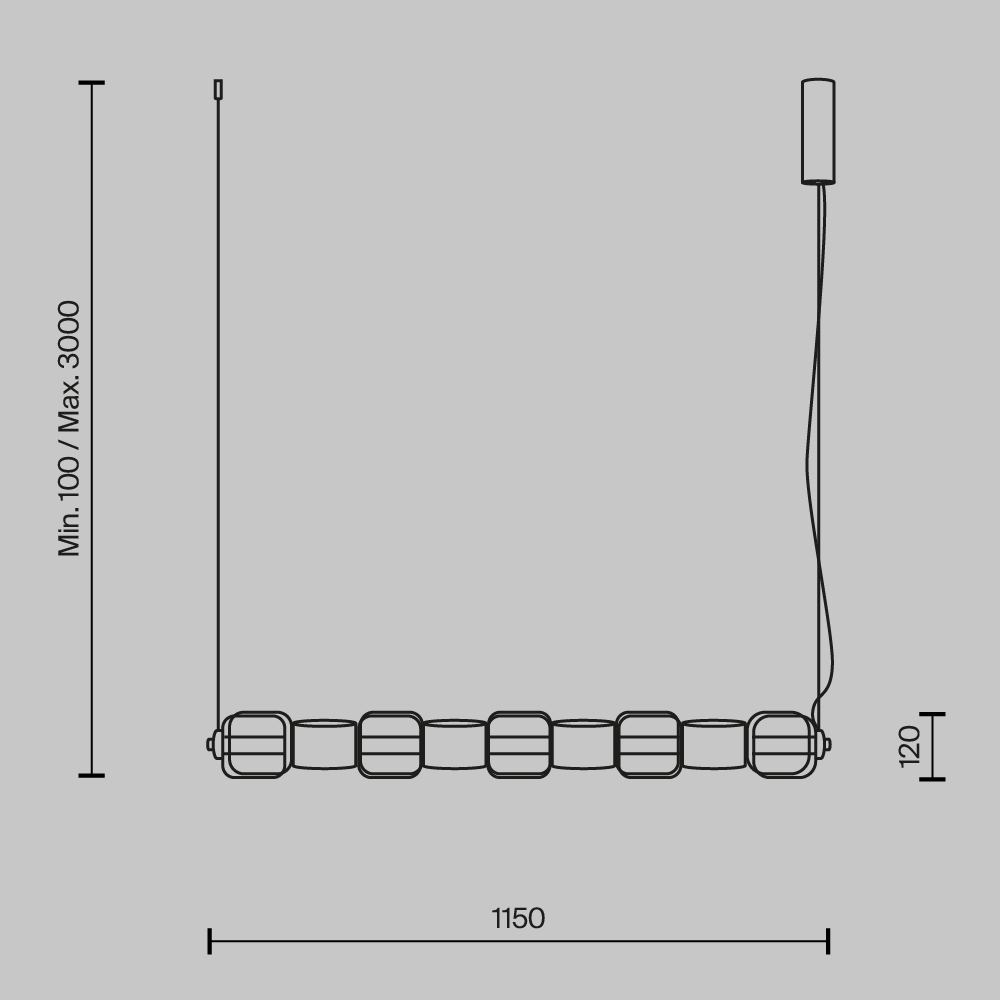 Подвесной светильник Ritmo 3000К 22Вт в Красноярске