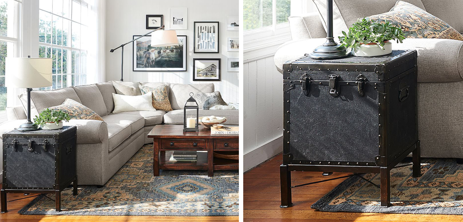 Сундук Vintage Chests small black - фото №1