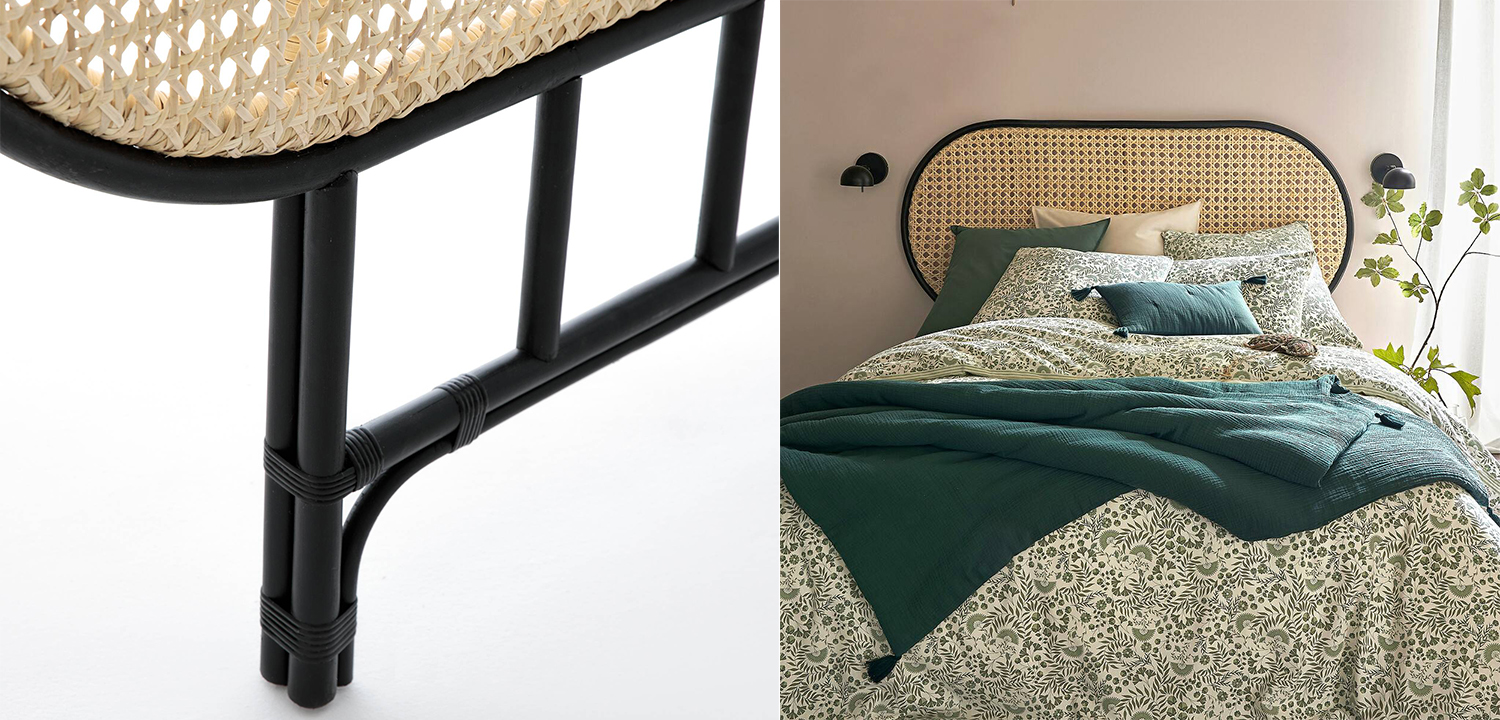 Изголовье для кровати Wicker Rattan - фото