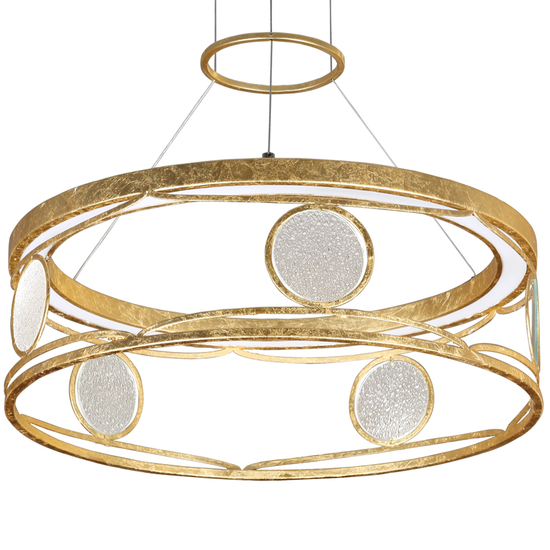 Люстра Patrice Chandelier Золотой Прозрачный Белый Люстра Patrice Chandelier Золотой Прозрачный Белый в Красноярске | Loft Concept