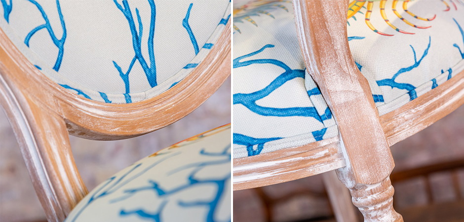 Мягкий стул Seabed Print 8 - фото №1