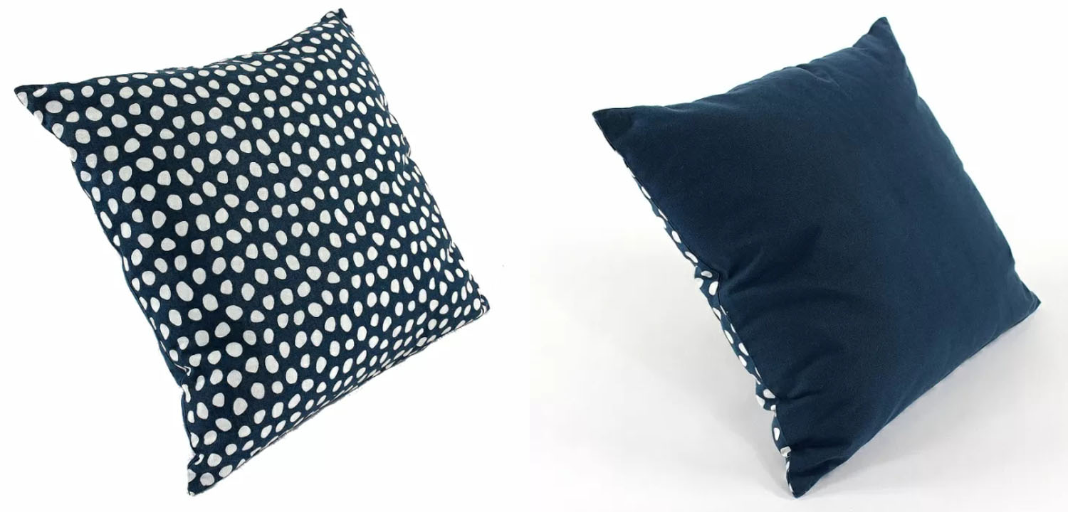 Чехол на подушку Spotted Look grey - фото