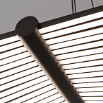 Люстра в виде распахнутых крыльев из тонких металлических планок Flight of Freedom варинант исполнения - 11 | Loft Concept в Красноярске