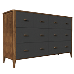 Комод из массива бука с 8-ю ящиками Tasteful Furniture варинант исполнения - 2 | Loft Concept в Красноярске