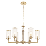 Люстра с 6-ю цилиндрическими стеклянными плафонами Jeanette варинант исполнения - 2 | Loft Concept в Красноярске