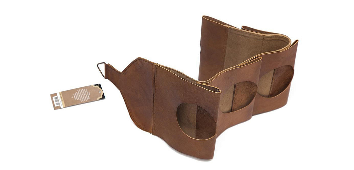 Бутылочница из кожи буйвола - Loft-Concept в Красноярске