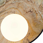 Бра круглое с каменным диском в металлической раме Sandstone Painting варинант исполнения - 3 | Loft Concept в Красноярске