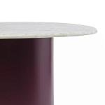 Журнальный столик овальный с мраморной столешницей Decor Showcase варинант исполнения - 3 | Loft Concept в Красноярске