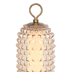 Настольная лампа с факутрным стеклянным плафоном Sonora варинант исполнения - 3 | Loft Concept в Красноярске