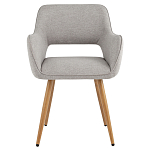 Стул в рогожке серого цвета NEASAN STOOL варинант исполнения - 2 | Loft Concept в Красноярске