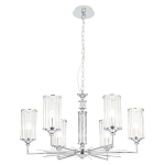 Люстра с 6-ю цилиндрическими стеклянными плафонами Jeanette варинант исполнения - 6 | Loft Concept в Красноярске