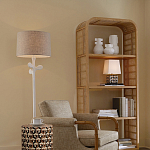 Настольная лампа с фигурным узором и трапециевидным абажуром Сonundrum варинант исполнения - 5 | Loft Concept в Красноярске