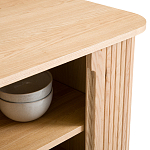 Длинный низкий буфет с 2-мя раздвижными дверцами Toinette Light Cupboard варинант исполнения - 13 | Loft Concept в Красноярске