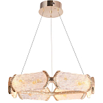 Люстра кольцевая с текстурным природным рисунком IceFlame варинант исполнения - 6 | Loft Concept в Красноярске