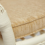 Комплект обеденный из ротанга Eloise grand white варинант исполнения - 12 | Loft Concept в Красноярске