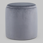 Пуф Alice Poof Grey Серый велюр варинант исполнения - 5 | Loft Concept в Красноярске