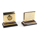 Настольный письменный набор из яшмы и долерита с декором Двуглавый орел Manager Organizer варинант исполнения - 4 | Loft Concept в Красноярске