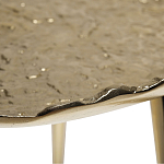 Столик журнальный металлический золотого цвета Modern Rethinking of Traditions варинант исполнения - 1 | Loft Concept в Красноярске