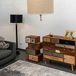 Тумба необычной формы с выдвижными ящиками Shift варинант исполнения - 4 | Loft Concept в Красноярске