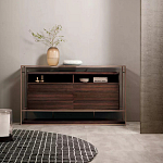 Дизайнерский комод в металлическом каркасе Valerian варинант исполнения - 2 | Loft Concept в Красноярске