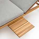 Садовый диван-трансофрмер Kate серый варинант исполнения - 3 | Loft Concept в Красноярске