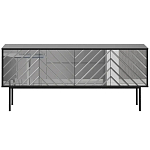 Длинная тумба с зеркальным декором Serena варинант исполнения - 12 | Loft Concept в Красноярске