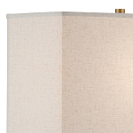 Настольная лампа с корпусом в форме кольца и прямоугольным абажуром French Ring варинант исполнения - 2 | Loft Concept в Красноярске