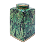 Ваза с малахитовым узором MALACHITE варинант исполнения - 2 | Loft Concept в Красноярске