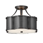 Потолочный светильник с декоративными заклепками Hinkley  варинант исполнения - 1 | Loft Concept в Красноярске