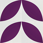 Дизайнерская плитка с узором Лепесток варинант исполнения - 1 | Loft Concept в Красноярске